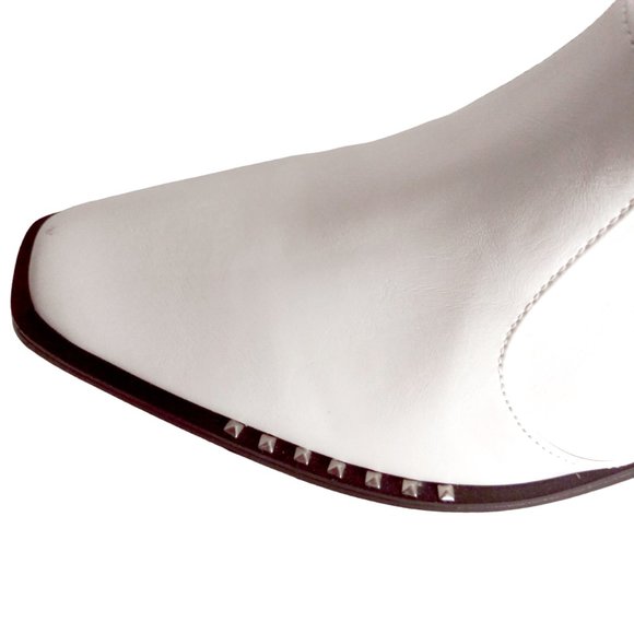 Black and White Mules, Size 9 Clogs, Slingback Heels, Women's Shoes - Picture 8 of 14